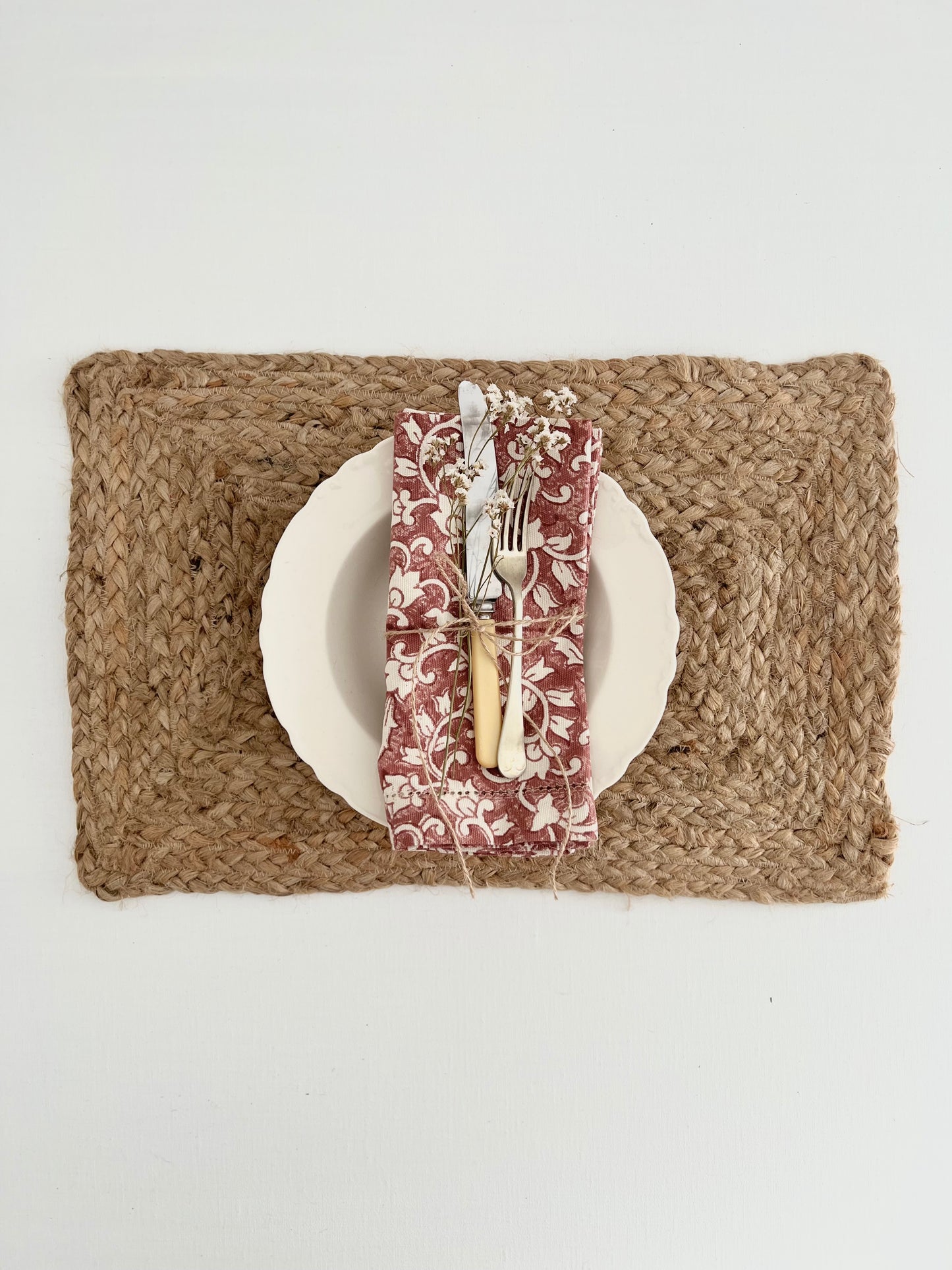 Jute Placemat Rectangular