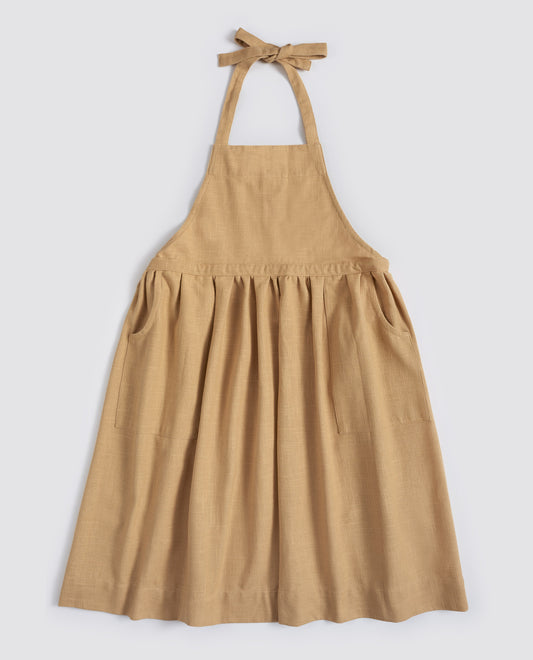 Organic Cotton Apron - Flaxen