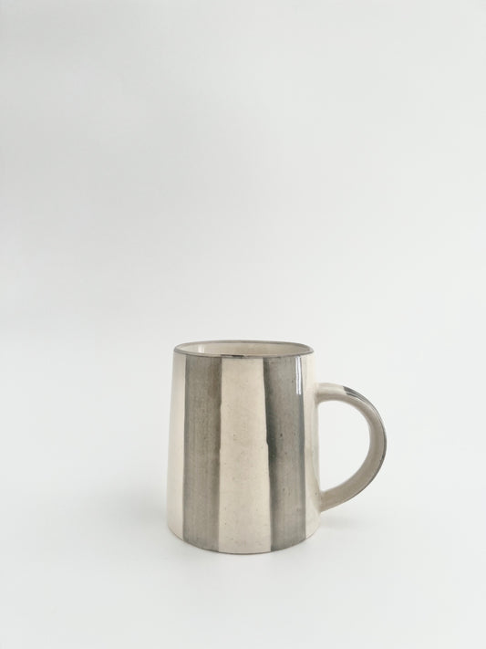 Hand painted stoneware mug