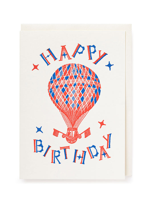 Balloon greetings card