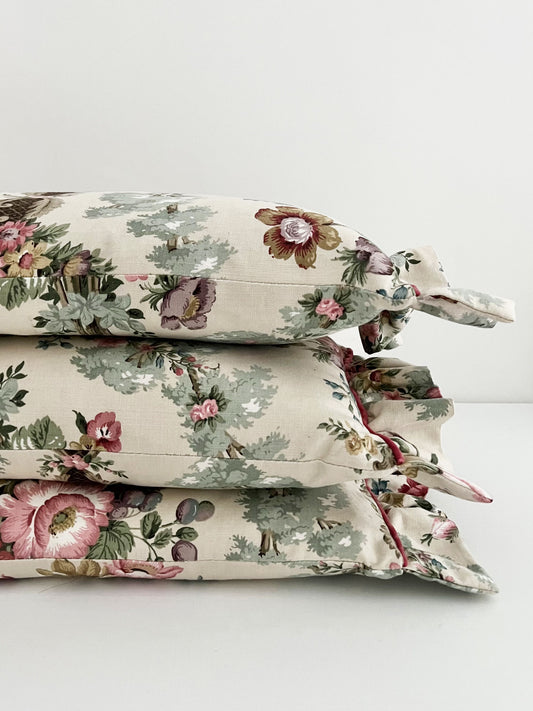 Sanderson frilly cushion